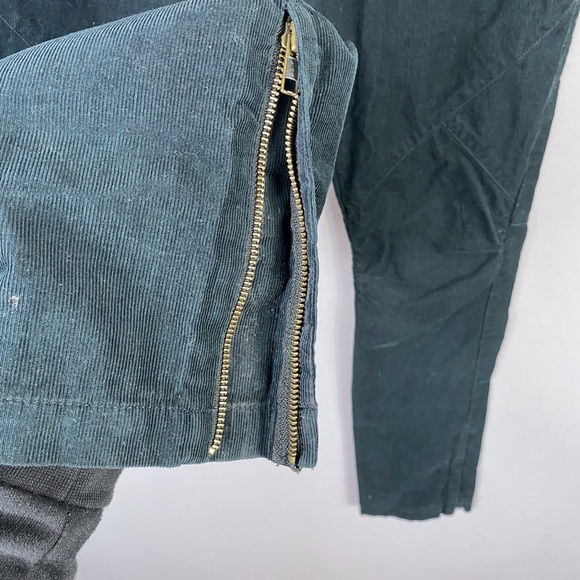 BCBGMaxAzria Bootcut Ankle Zip Cords Corduroy Pants in Black Size 2 - Picture 5 of 8